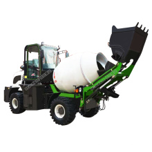 Automatic 1.2 cubic Self-loading Mixer Truck with feeding mixing system Hydraulic Cement Mixer Truck Price